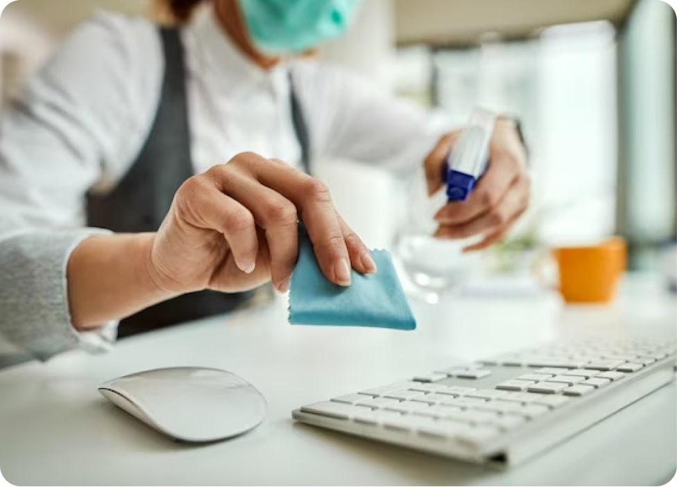 Air pollutants from dusting