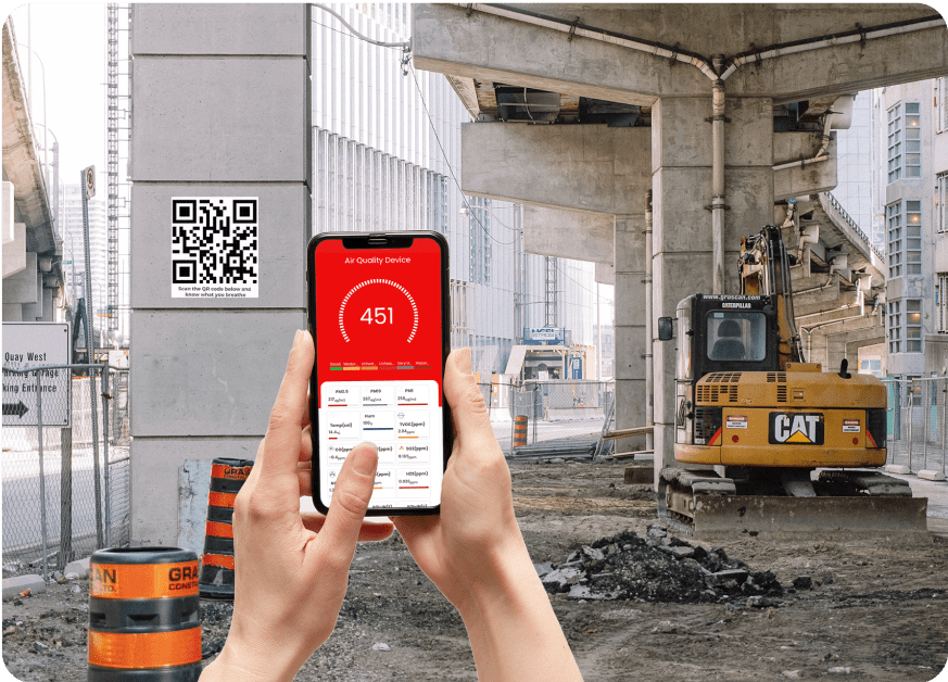 aqi customized data dashboard and cloud storage