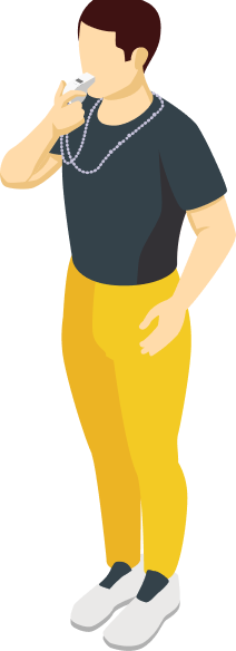 Personal Trainer in fitness center