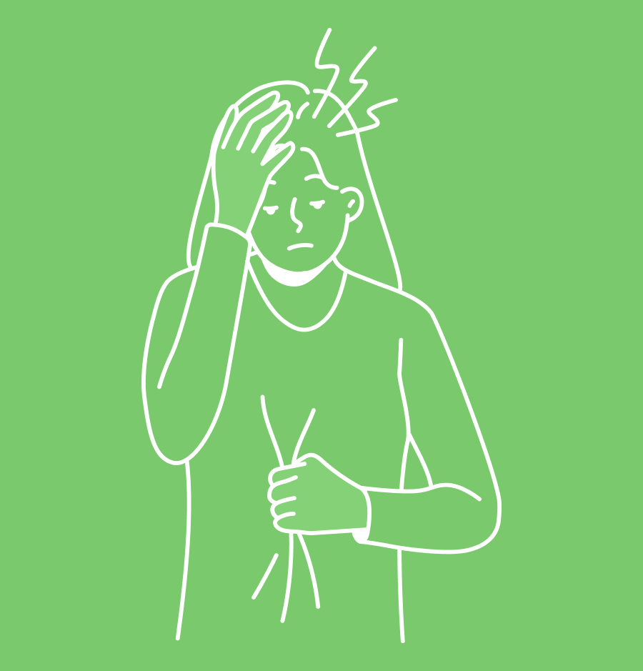 Headache due to co gas