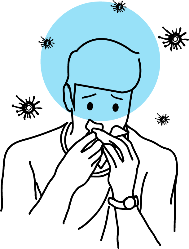 Sceptibility to respiratory due to low humidity