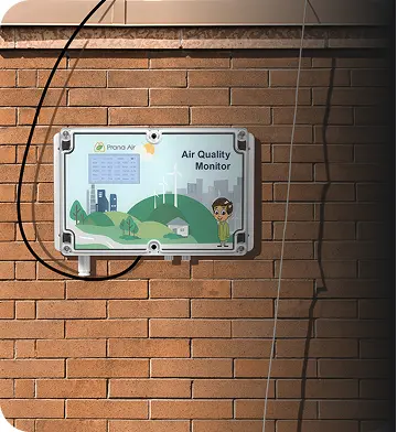 air quality monitor housing